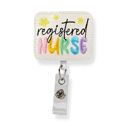 Registered Nurse Badge Reel