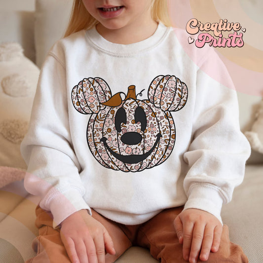 Micky Pumpkin Sweatshirt (MADE TO ORDER)