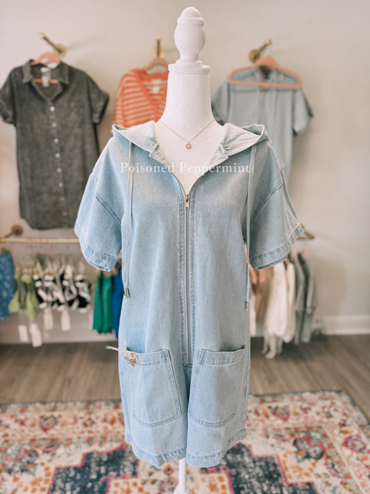 Darcy Denim Romper